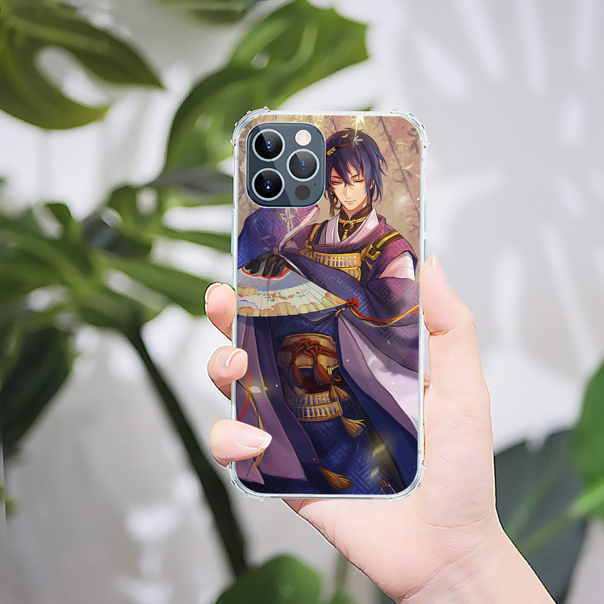（画像用） 刀剣乱舞 Touken Ranbu 【iPhone 12シリーズ対応】透明スマホケース（クリアソフトケース）